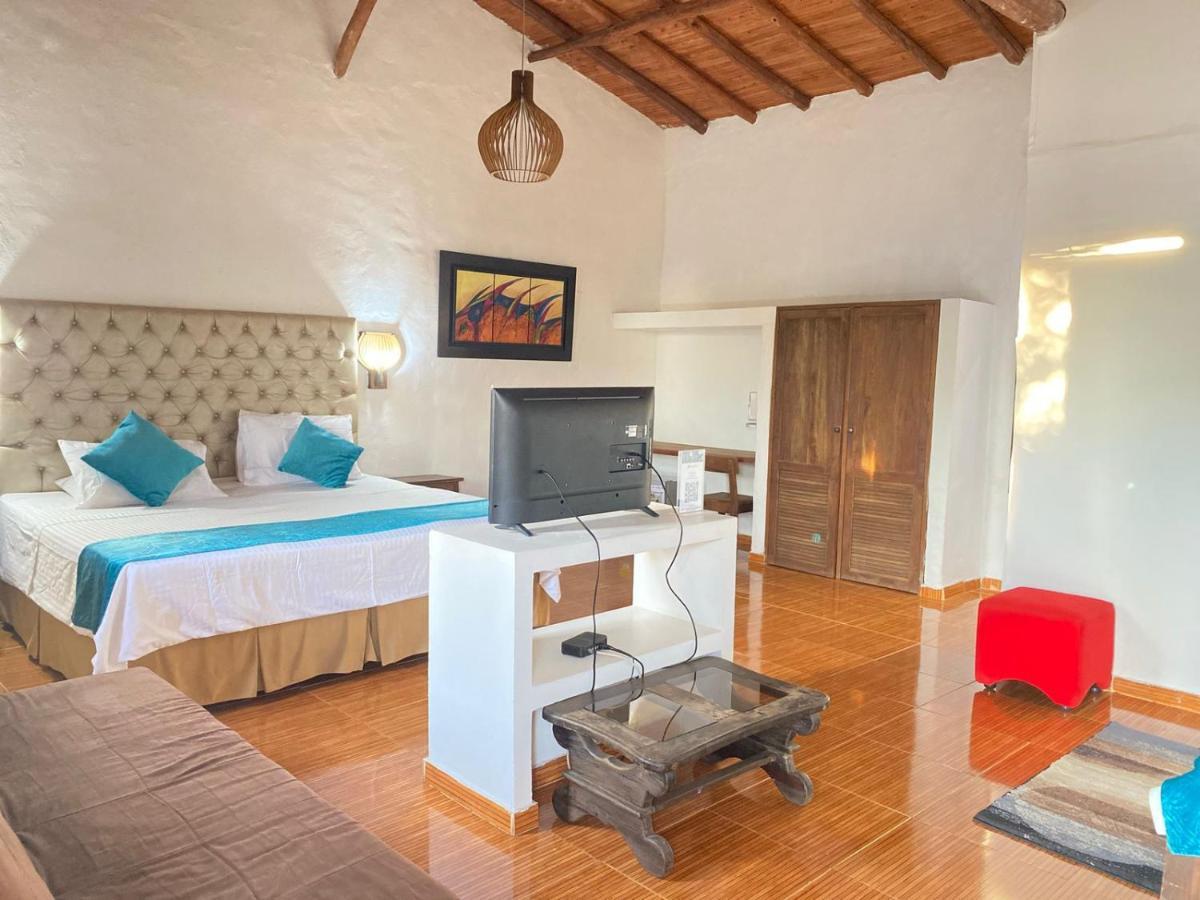 Hotel Santos De Piedra - Maranatha Barichara Eksteriør bilde
